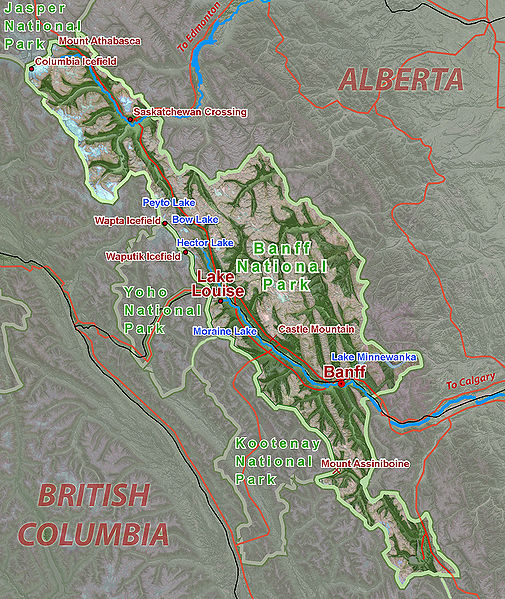 Banff-Map